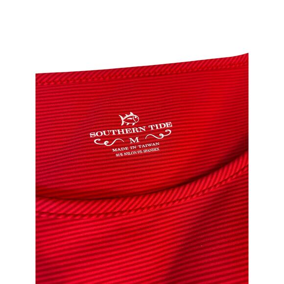 Southern Tide Soft Red Gameday Dress - Size M - Picture 8 of 9